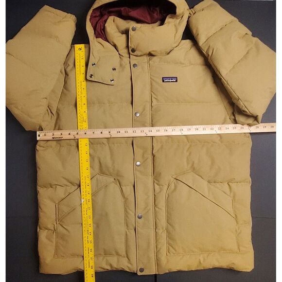 New Patagonia Hooded Downdrift Jacket Coat Grayling Brown Men's Sz XXLarge $329 - Picture 2 of 11